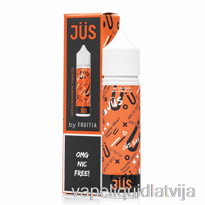 ābolu Burbona Tabaka - Jus E-liquid - 60ml 3mg Vape šķidrums